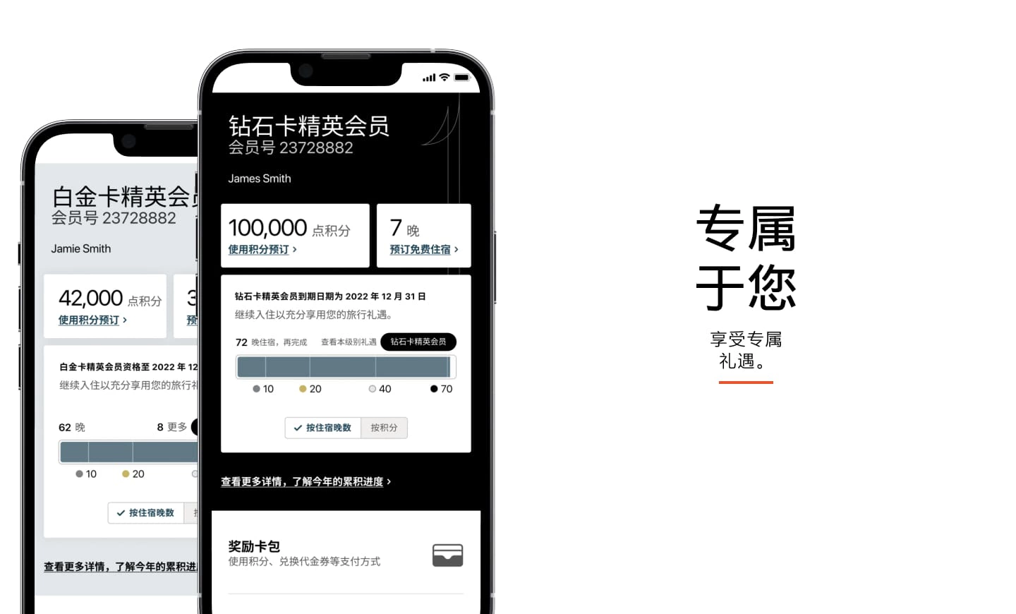 个人臻享<br>专属<br>奖励。